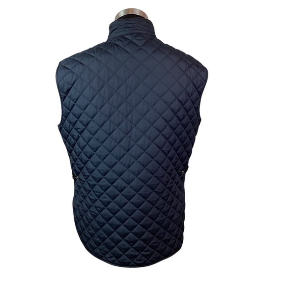 Belstaff Reversible Mens XL Quilted Snap Front Vest Navy - Picture 2 of 16